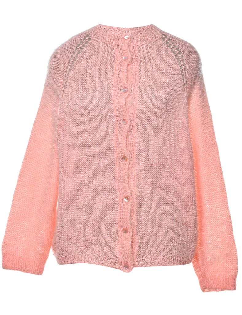 Pastel Peach Cardigan - L
