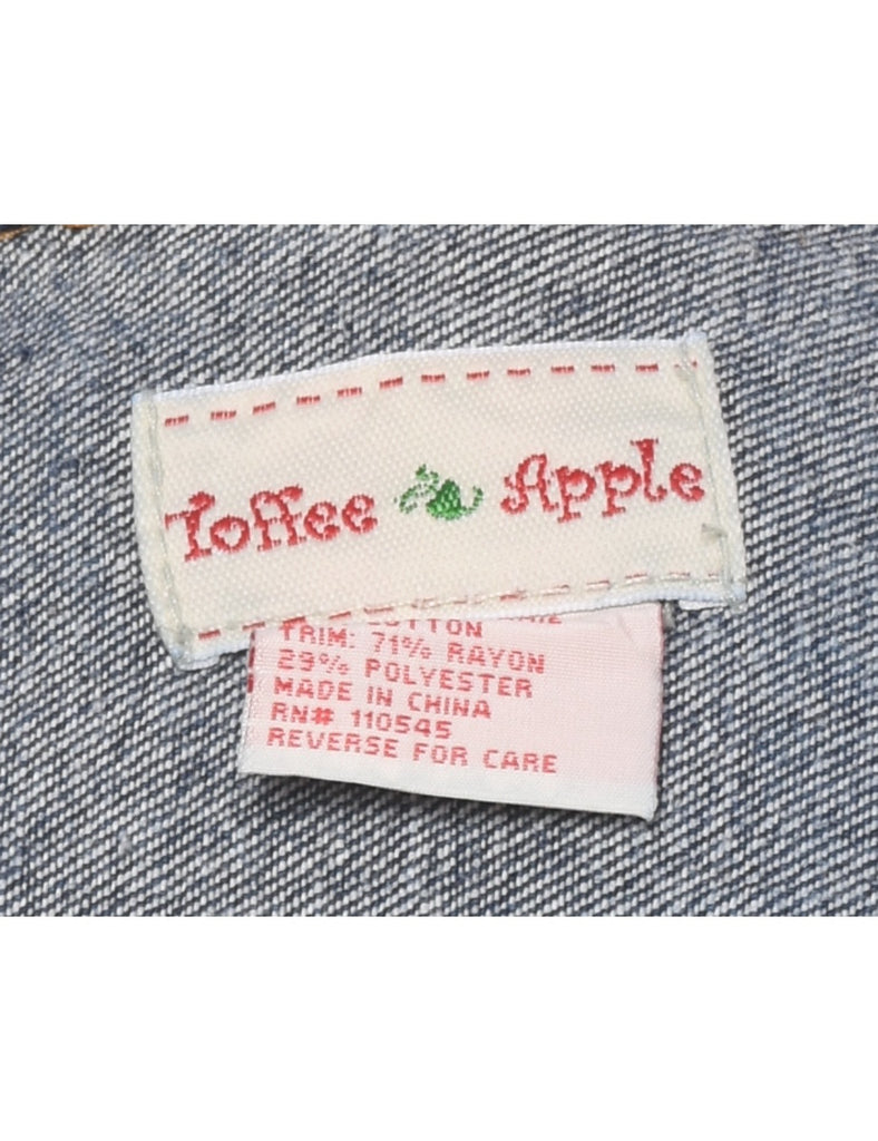 Patchwork Denim Jacket - L