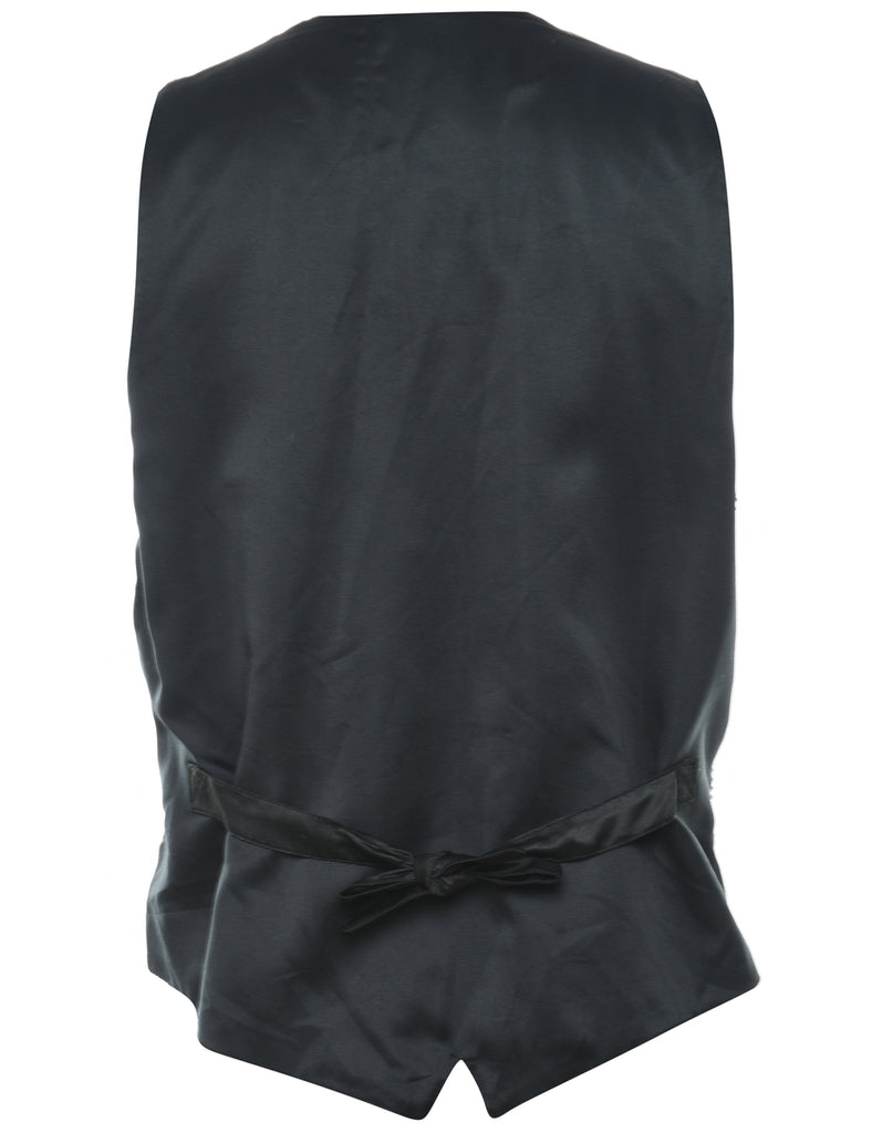 Patchwork Multi-Colour Suede Waistcoat - L