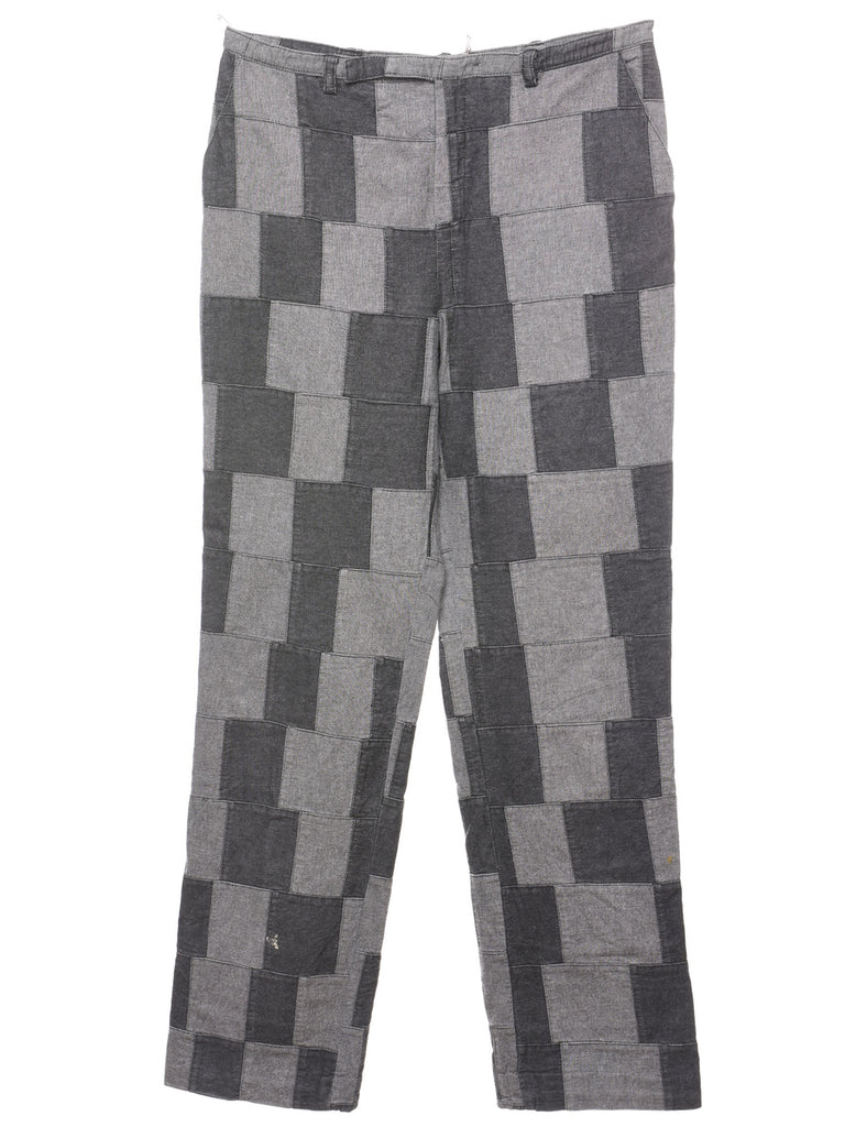 Patchwork Tapered Jeans - W31 L32