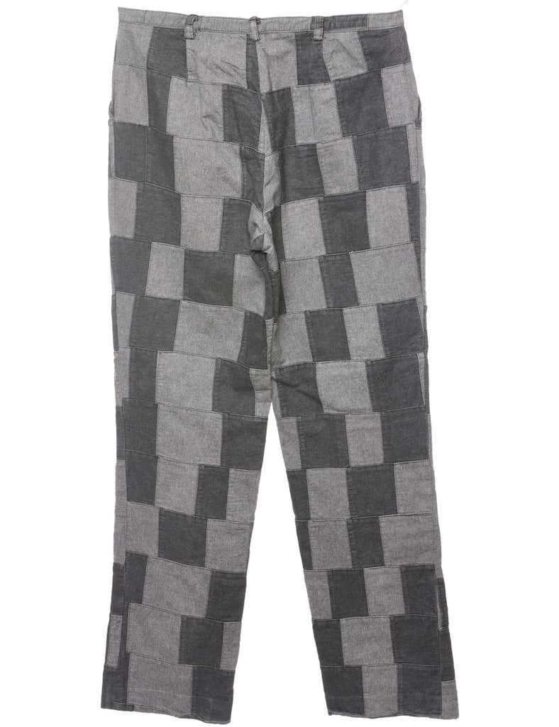 Patchwork Tapered Jeans - W31 L32