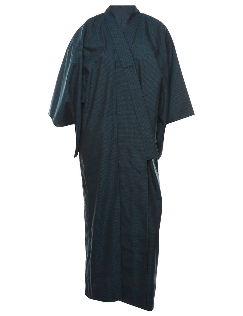 Patterned Full Length Kimono - L