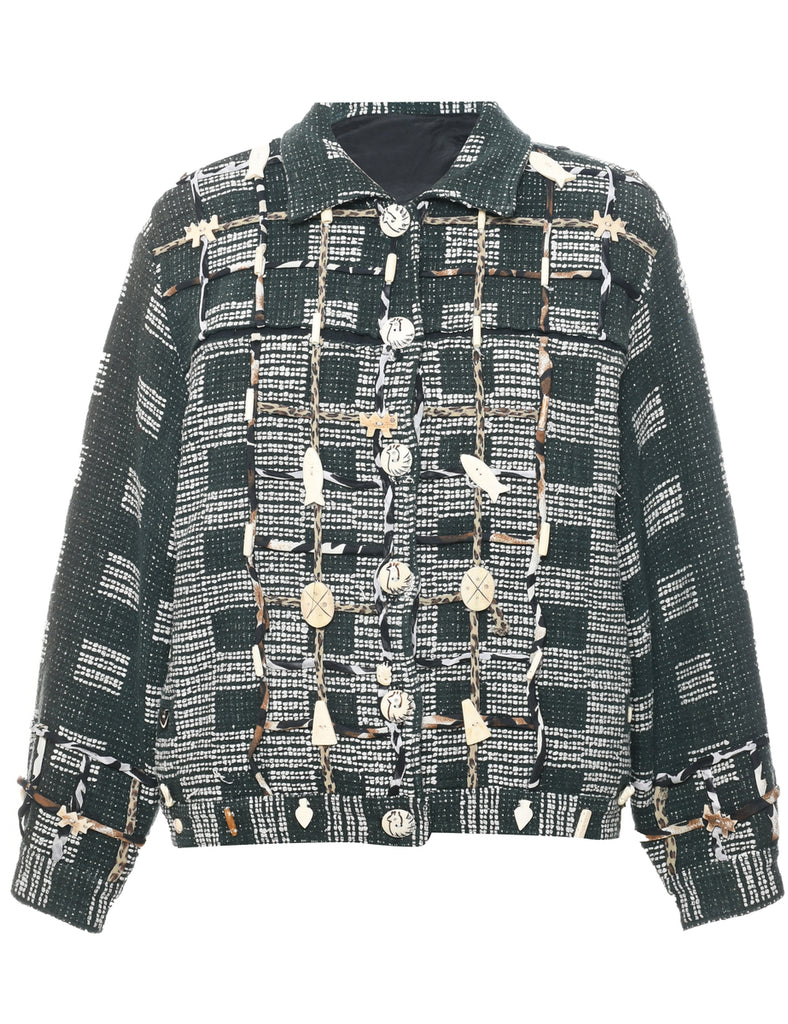 Patterned Jacket - L