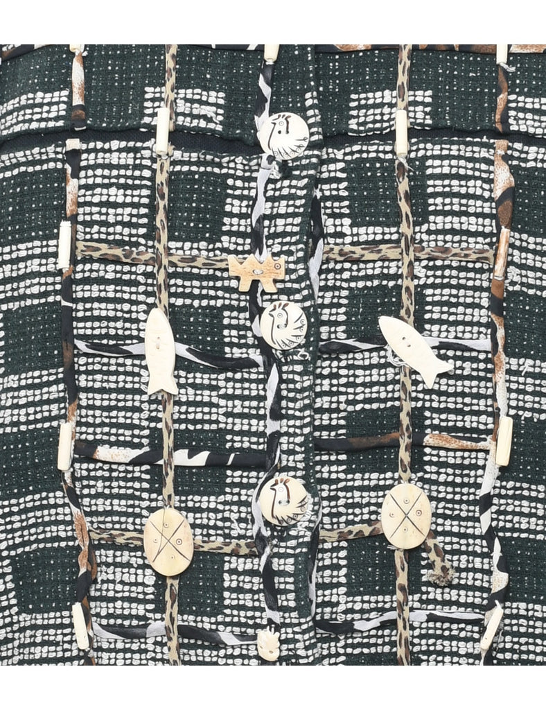 Patterned Jacket - L