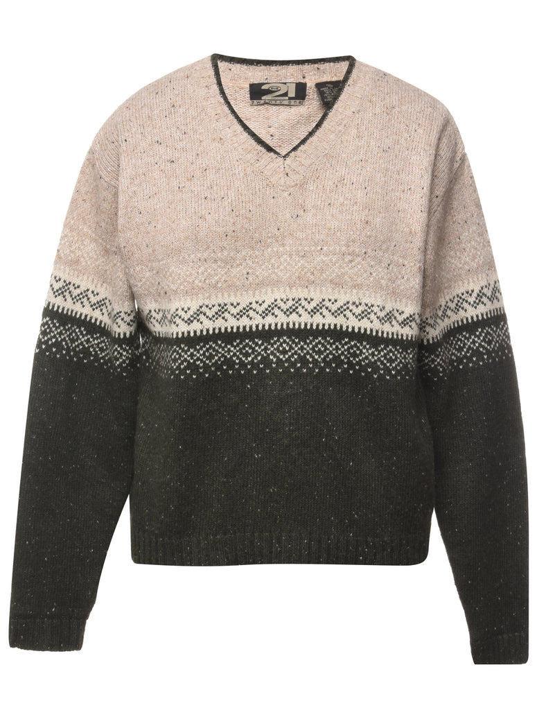 Patterned Jumper - XL