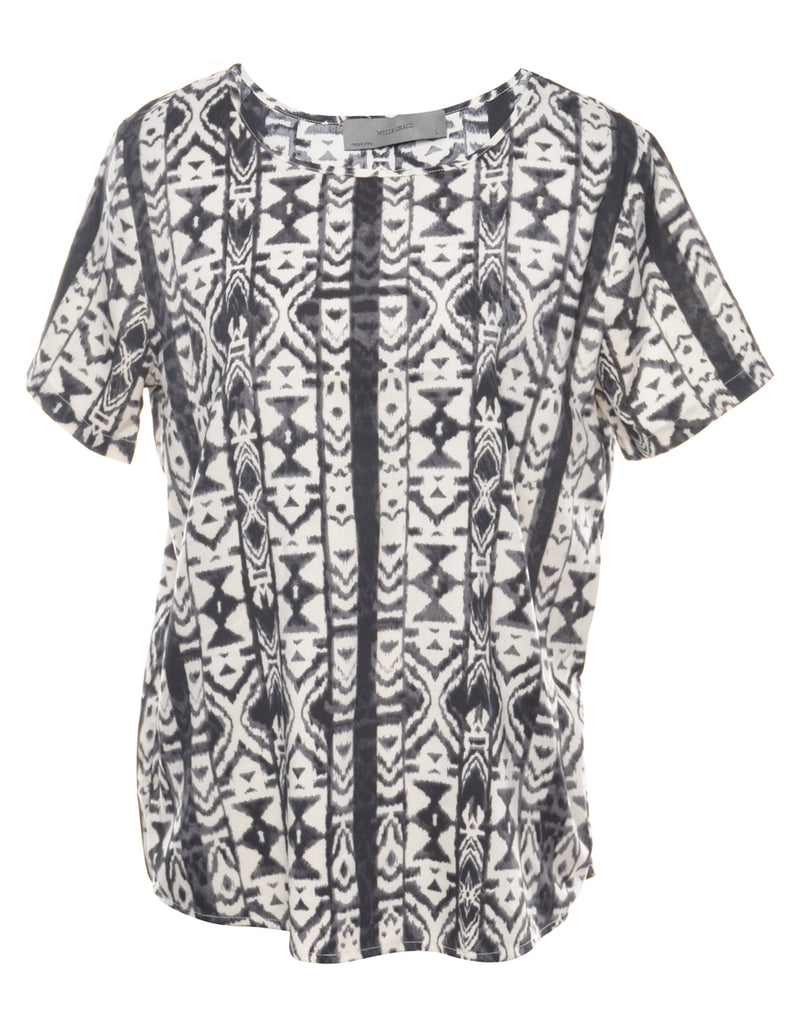 Patterned Top - L