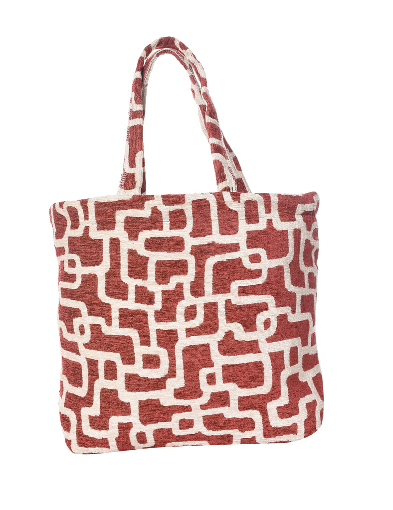 Patterned Tote Bag - M