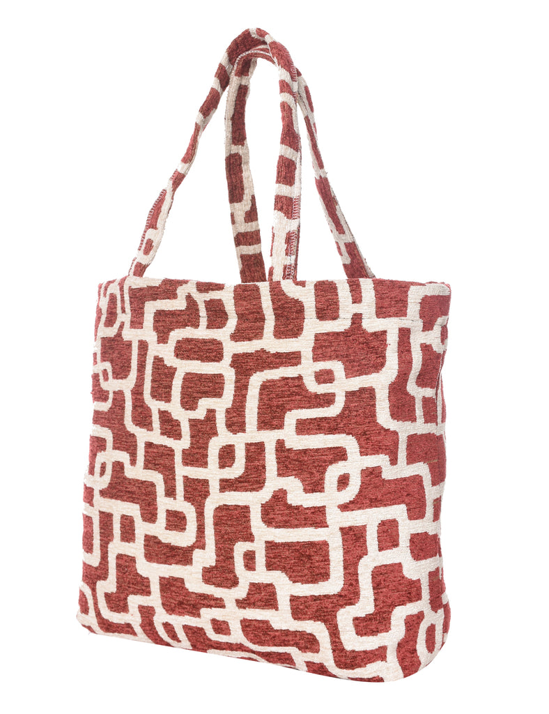 Patterned Tote Bag - M