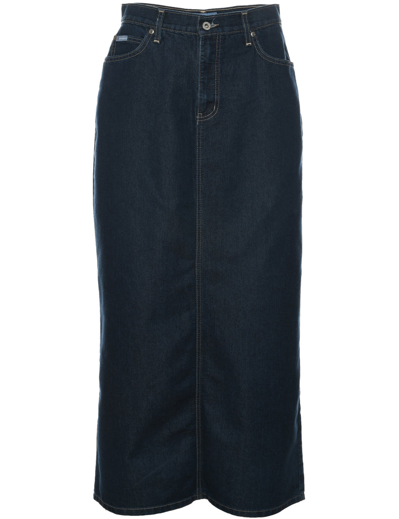 Pencil Shape Denim Skirt - M