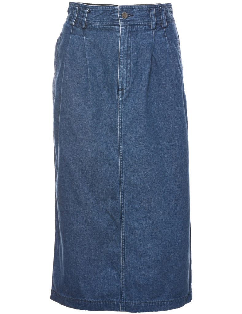 Pencil Shape Denim Skirt - M