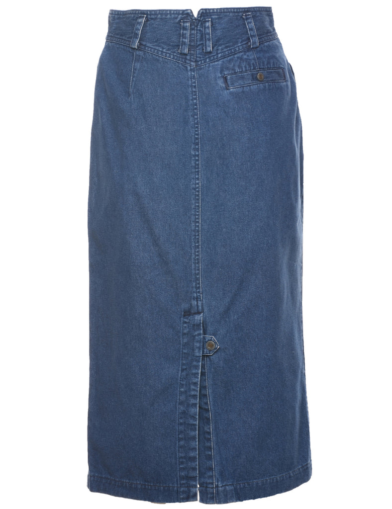 Pencil Shape Denim Skirt - M