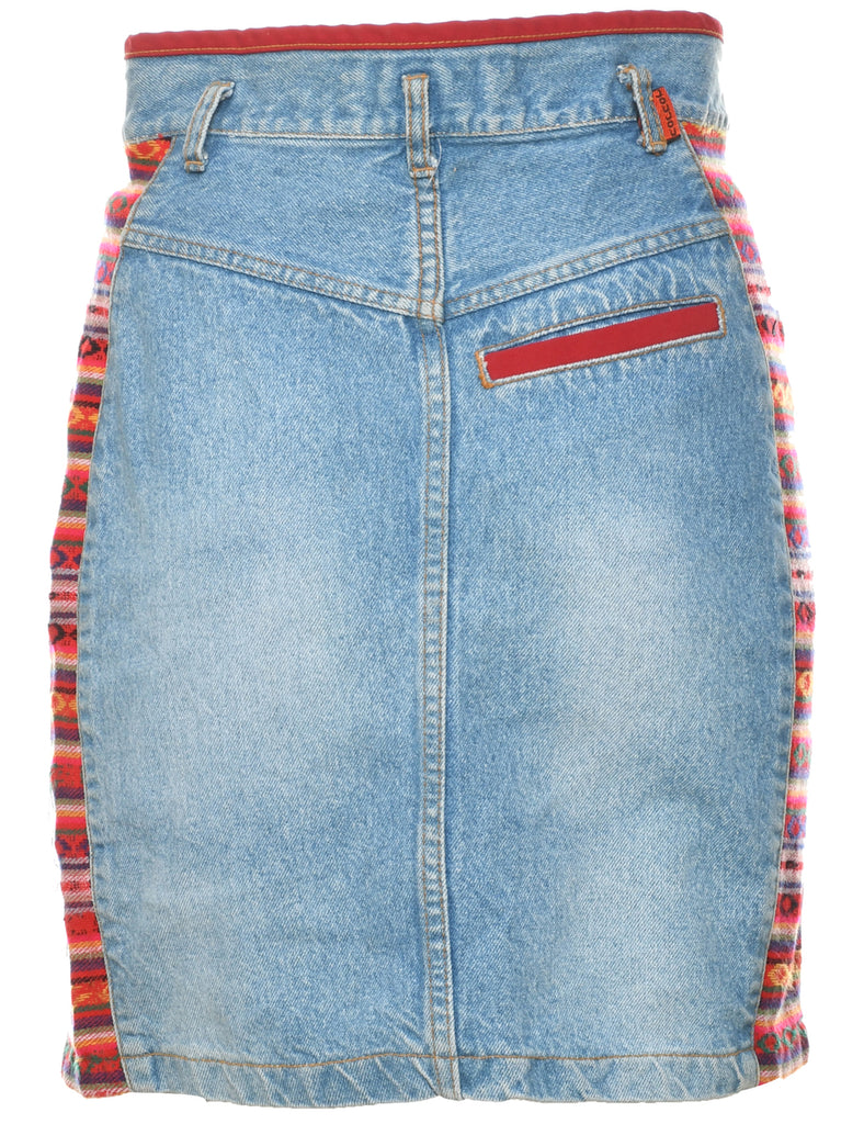 Pencil Shape Denim Skirt - XS