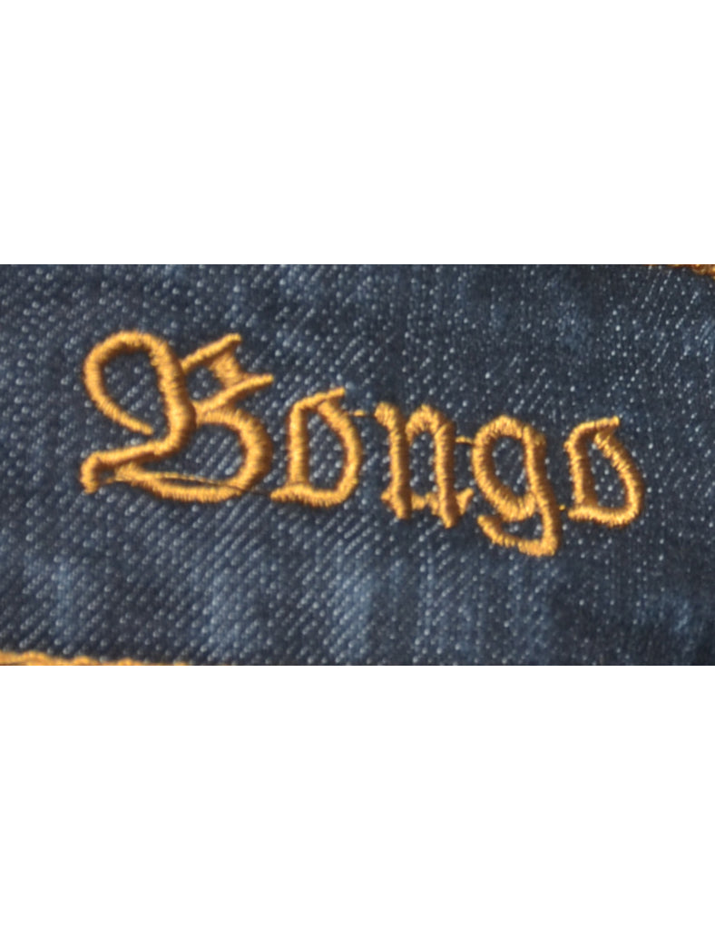 Pencil Shape Denim Skirt - M