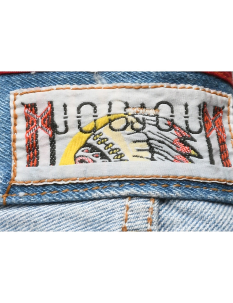 Pencil Shape Denim Skirt - XS