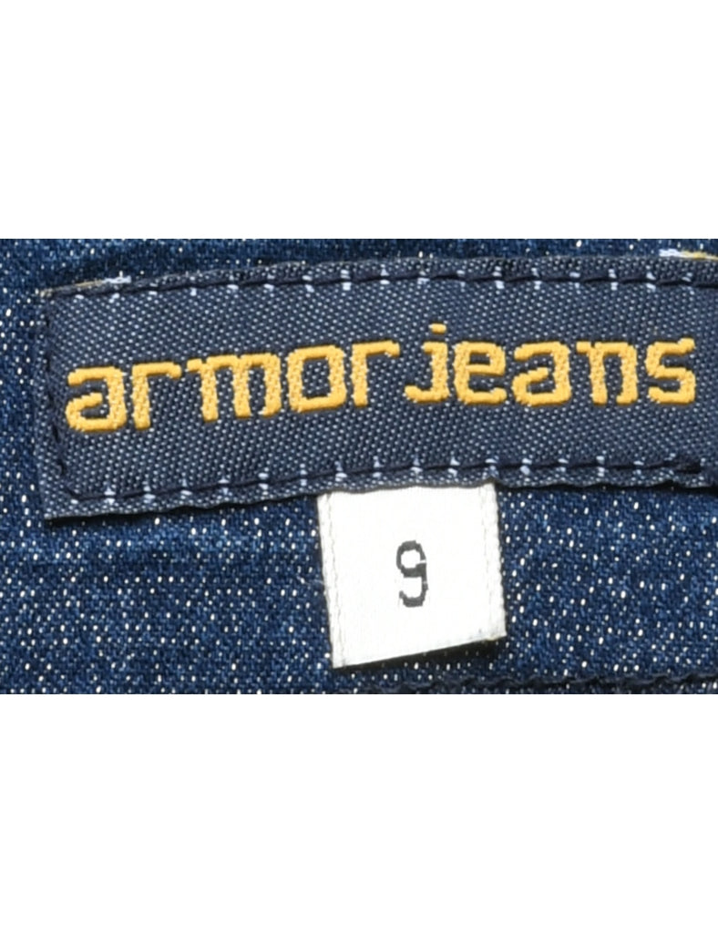 Pencil Shape Denim Skirt - L