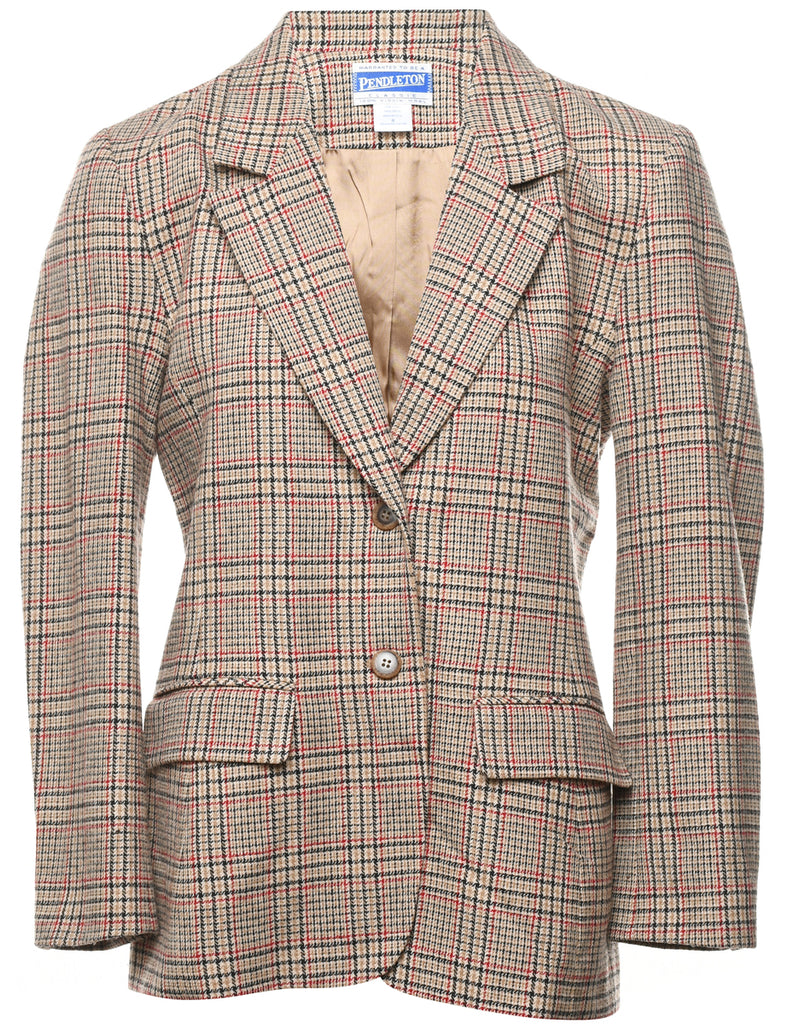 Pendleton Checked Blazer - L