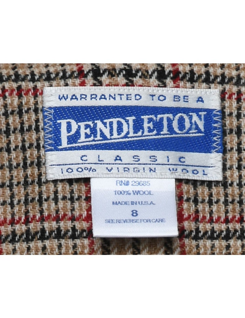 Pendleton Checked Blazer - L