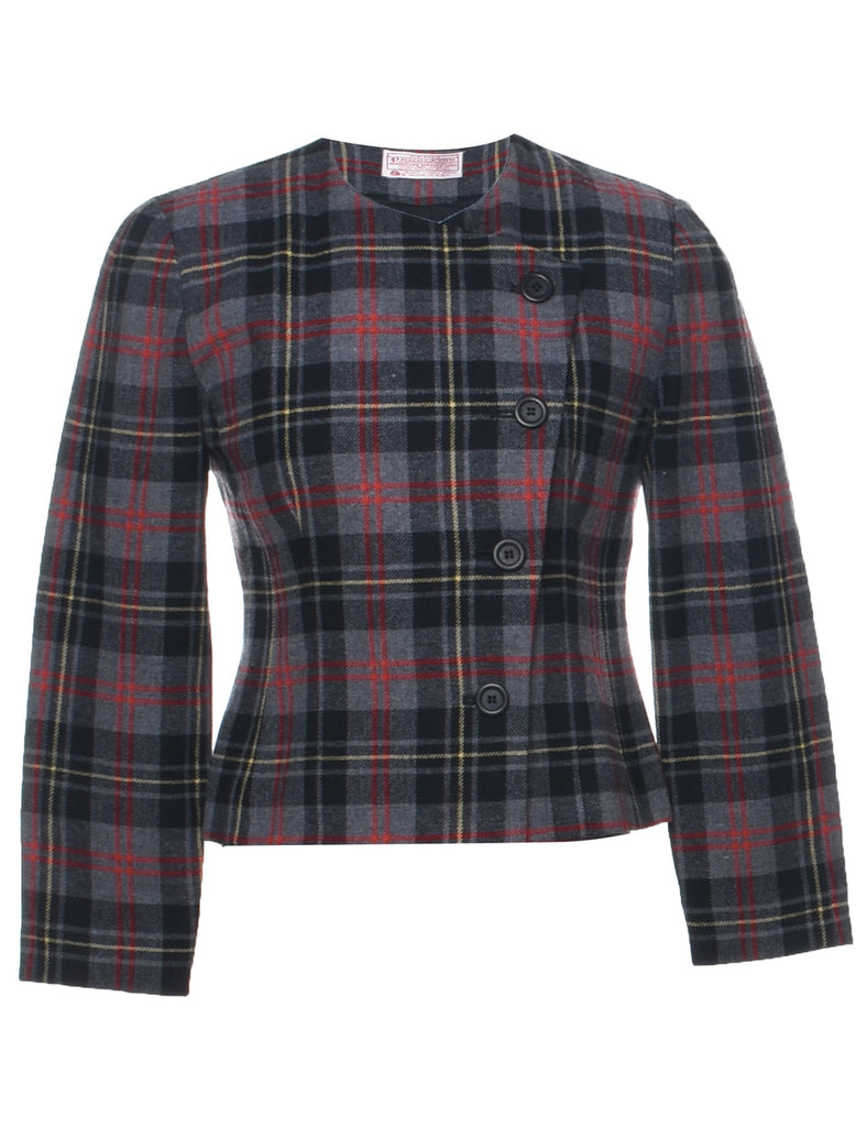 Pendleton Checked Wool Jacket - M