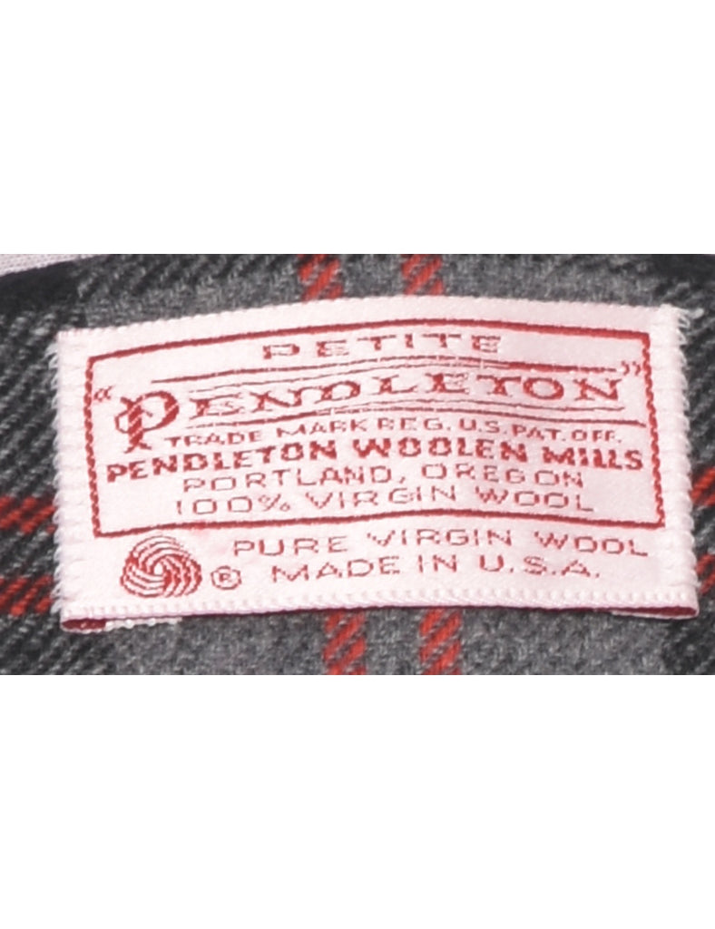 Pendleton Checked Wool Jacket - M