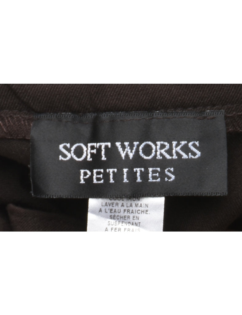 Petites Classic Black Trousers - W32 L28