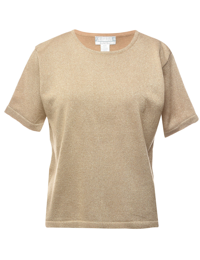 Petites Lurex Thread Pattern Jumper - M