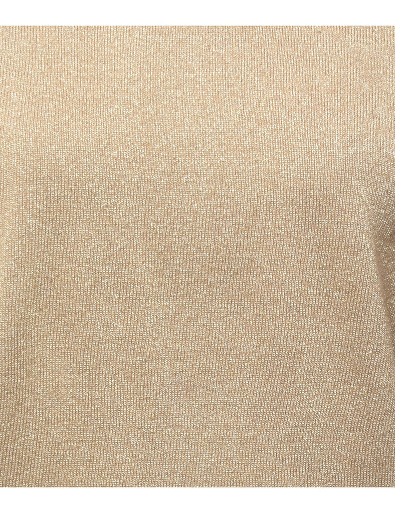 Petites Lurex Thread Pattern Jumper - M