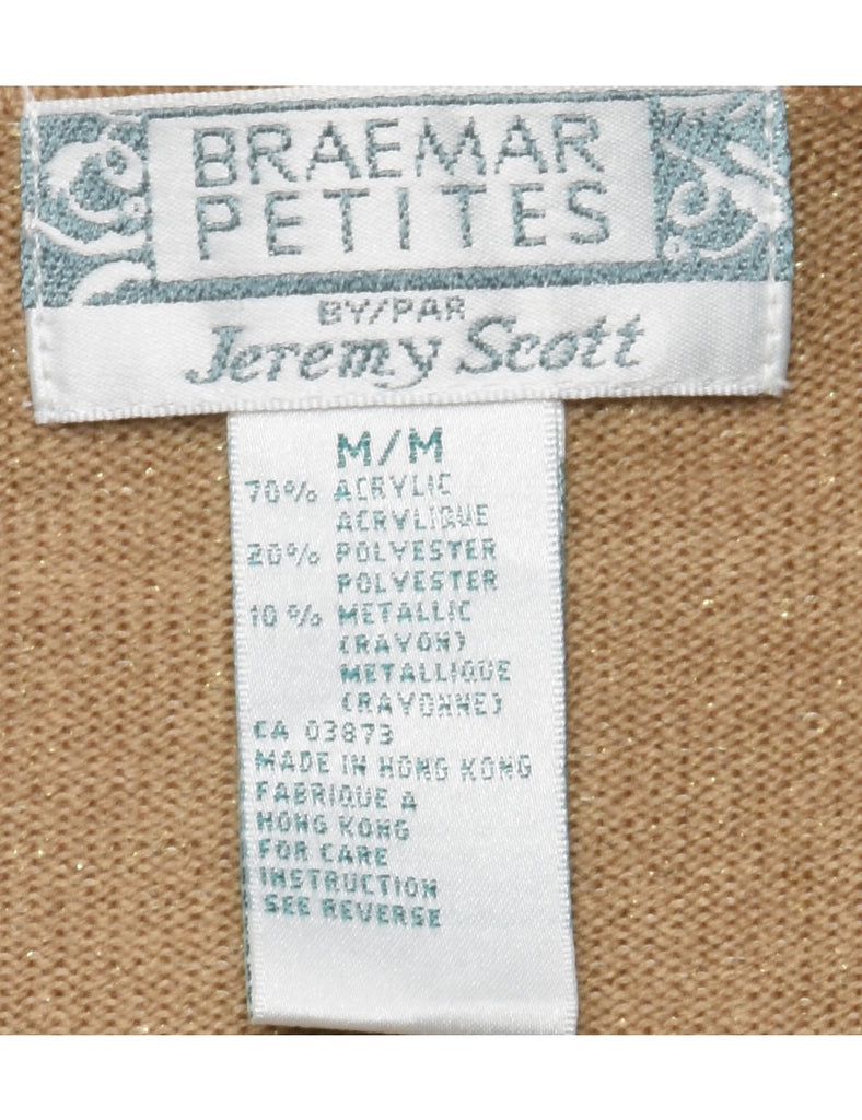 Petites Lurex Thread Pattern Jumper - M