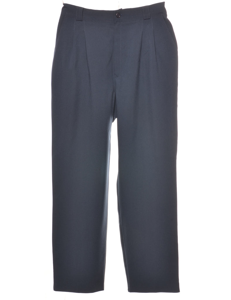 Petites Navy Trousers - W28 L28