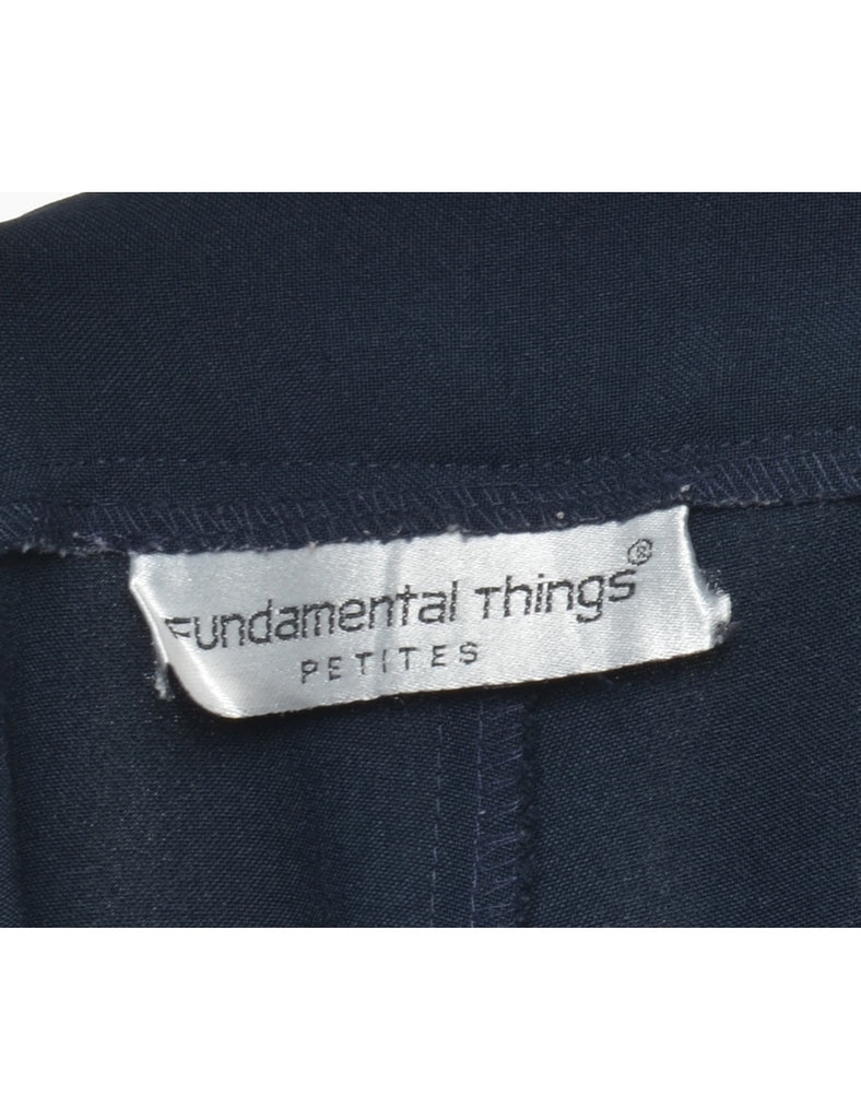 Petites Navy Trousers - W28 L28