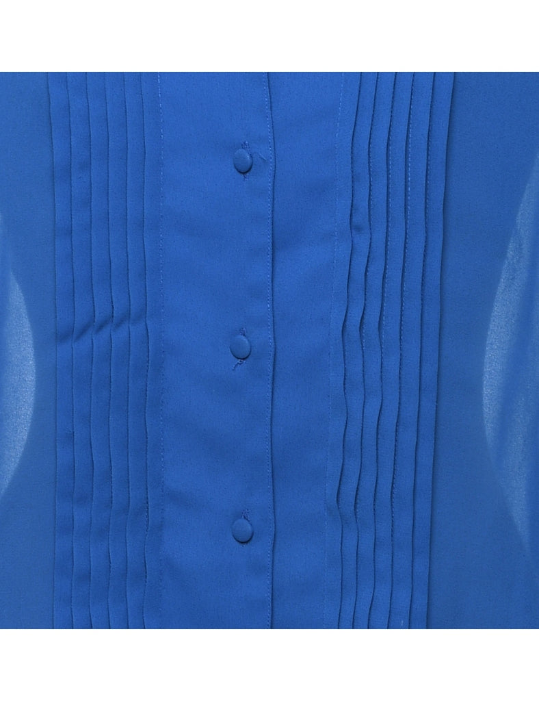 Pin Tucks Blouse - M