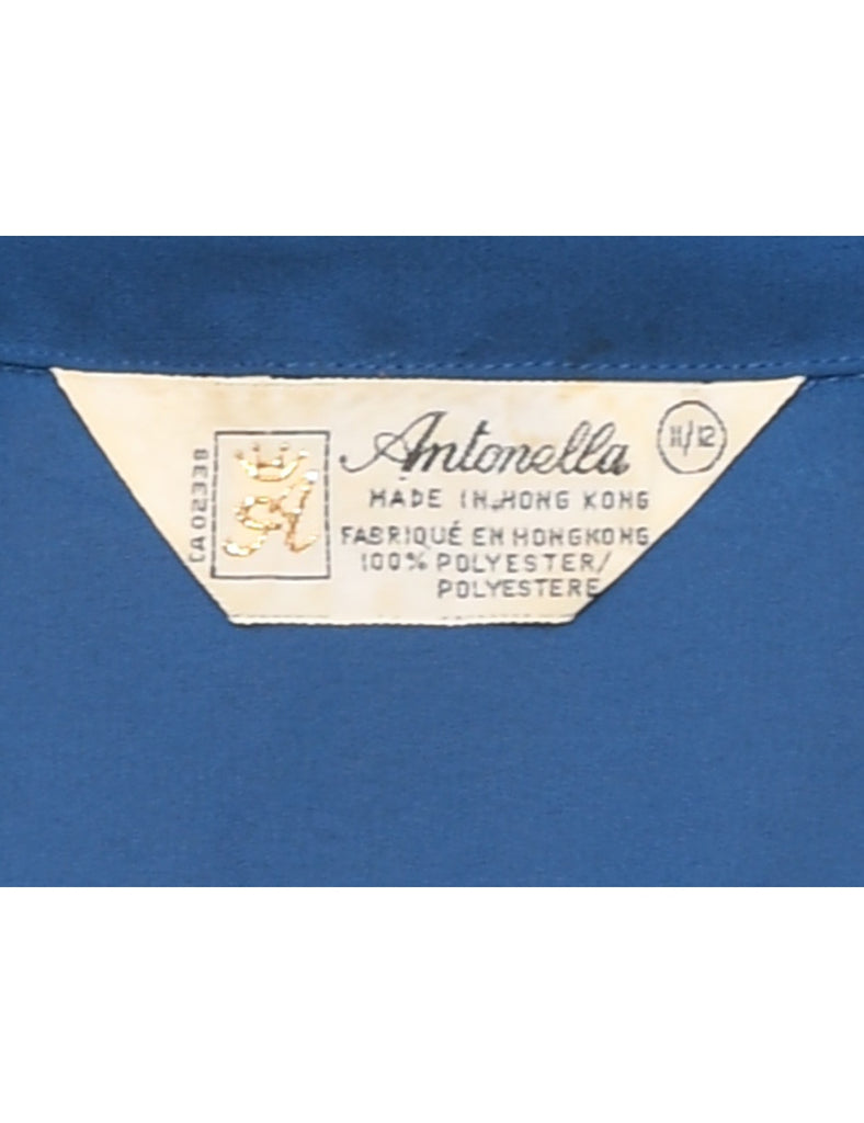 Pin Tucks Blouse - M