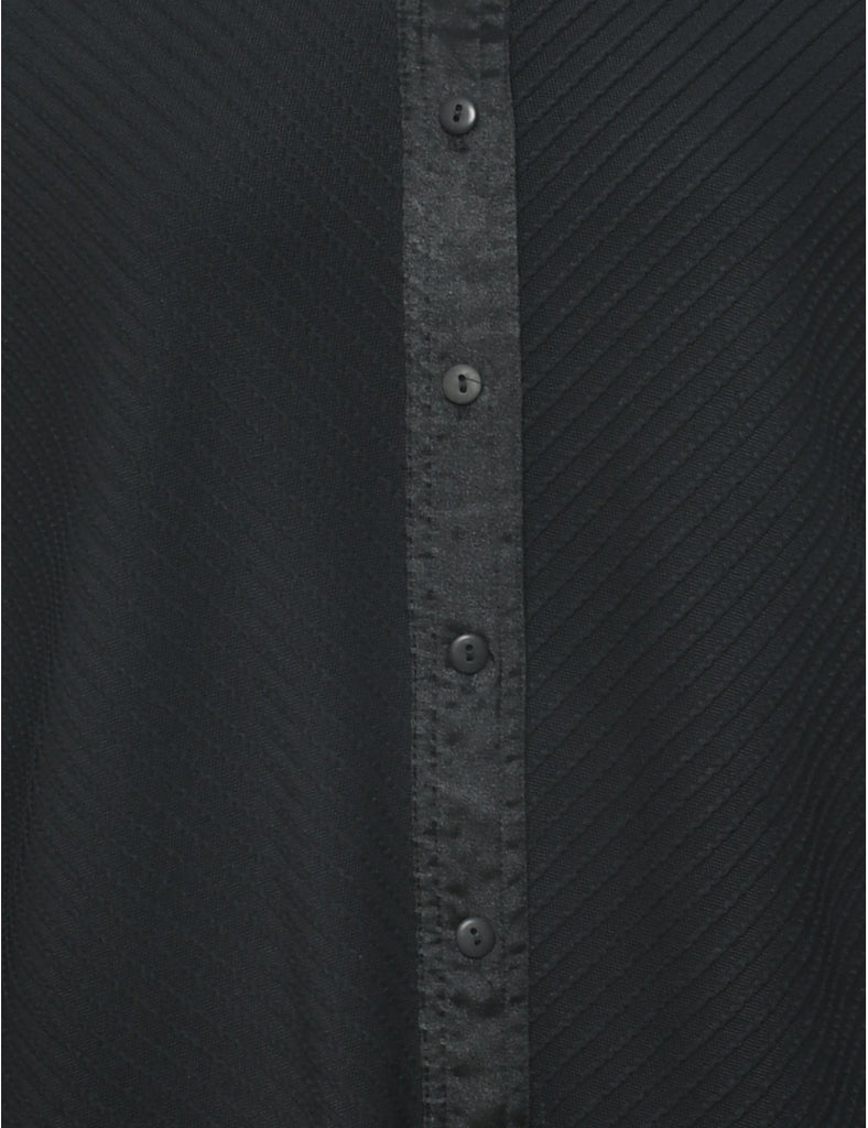 Pin Tucks Evening Shirt - L