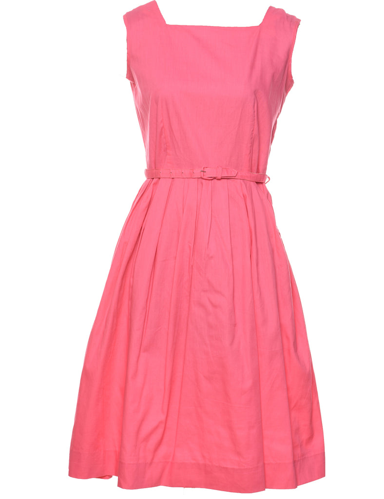 Pink 1950s Classic Dress - M