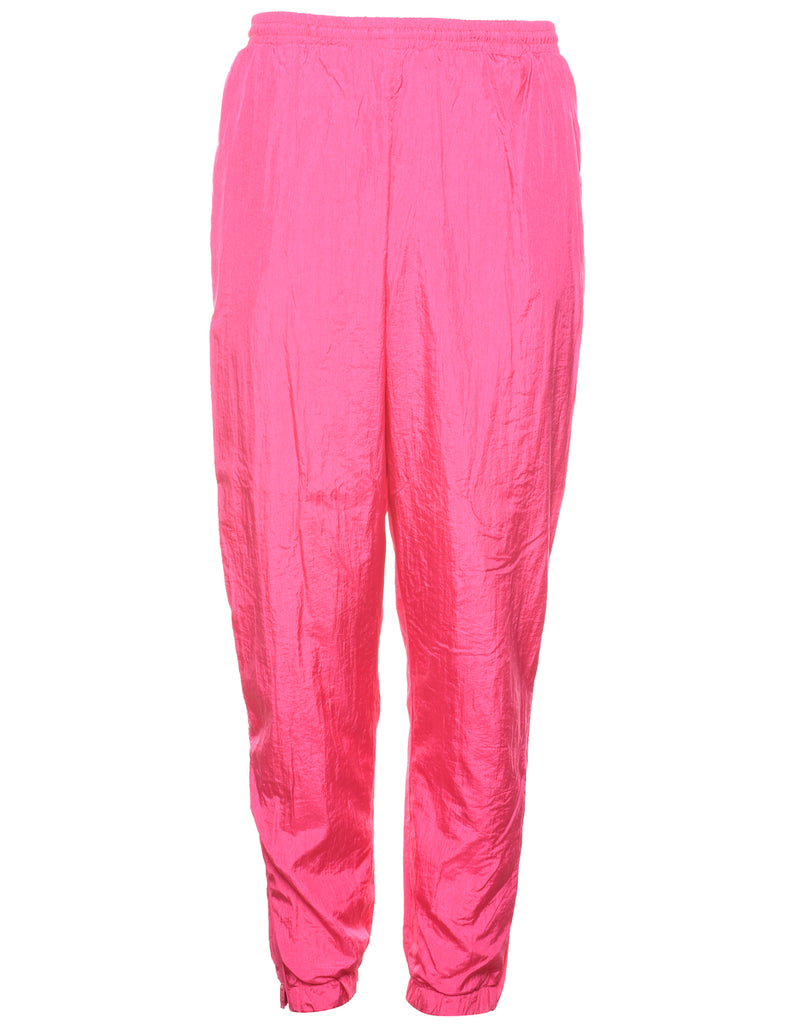 Pink 1980s Track Pants - W27 L30