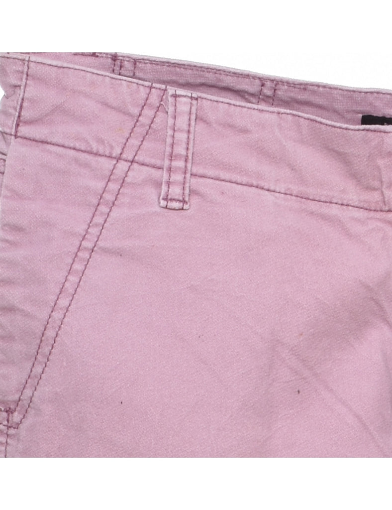 Pink 1990s Straight-Fit DKNY Trousers - W32 L31