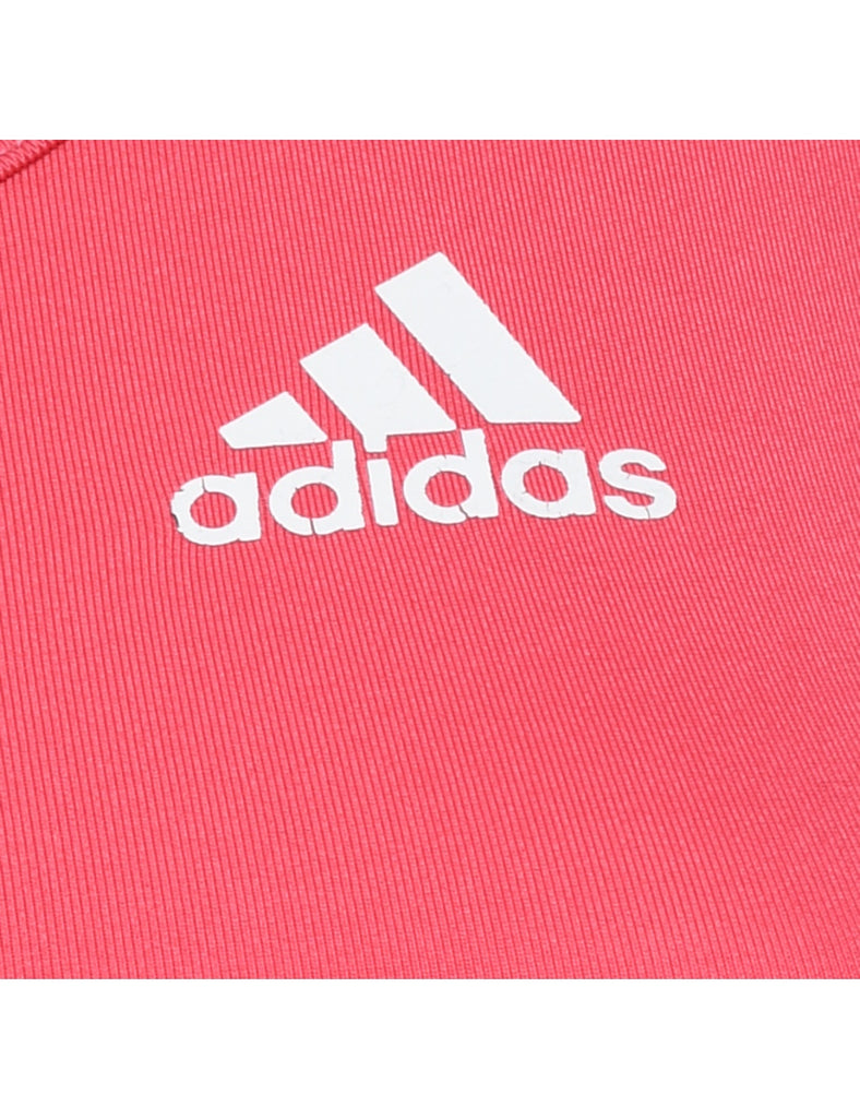 Pink Adidas Classic Sports Bra - S