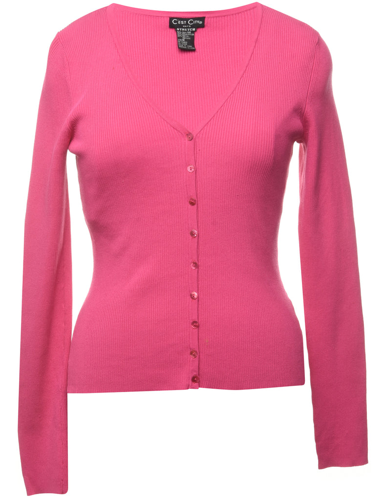 Pink Cardigan - M