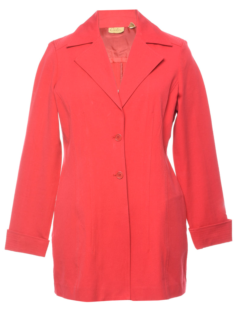 Pink Trench Coat - M