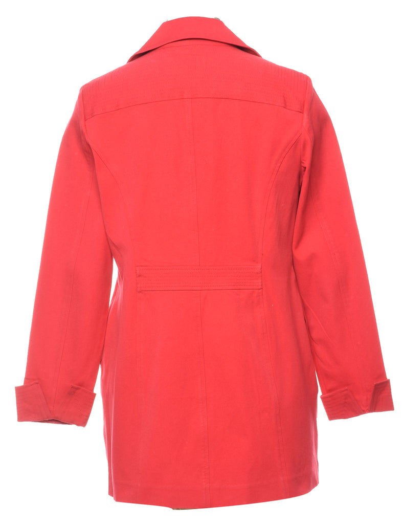 Pink Trench Coat - M