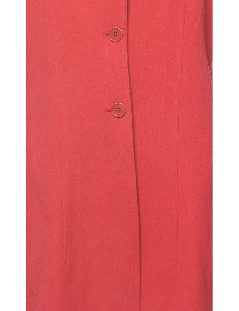 Pink Trench Coat - M