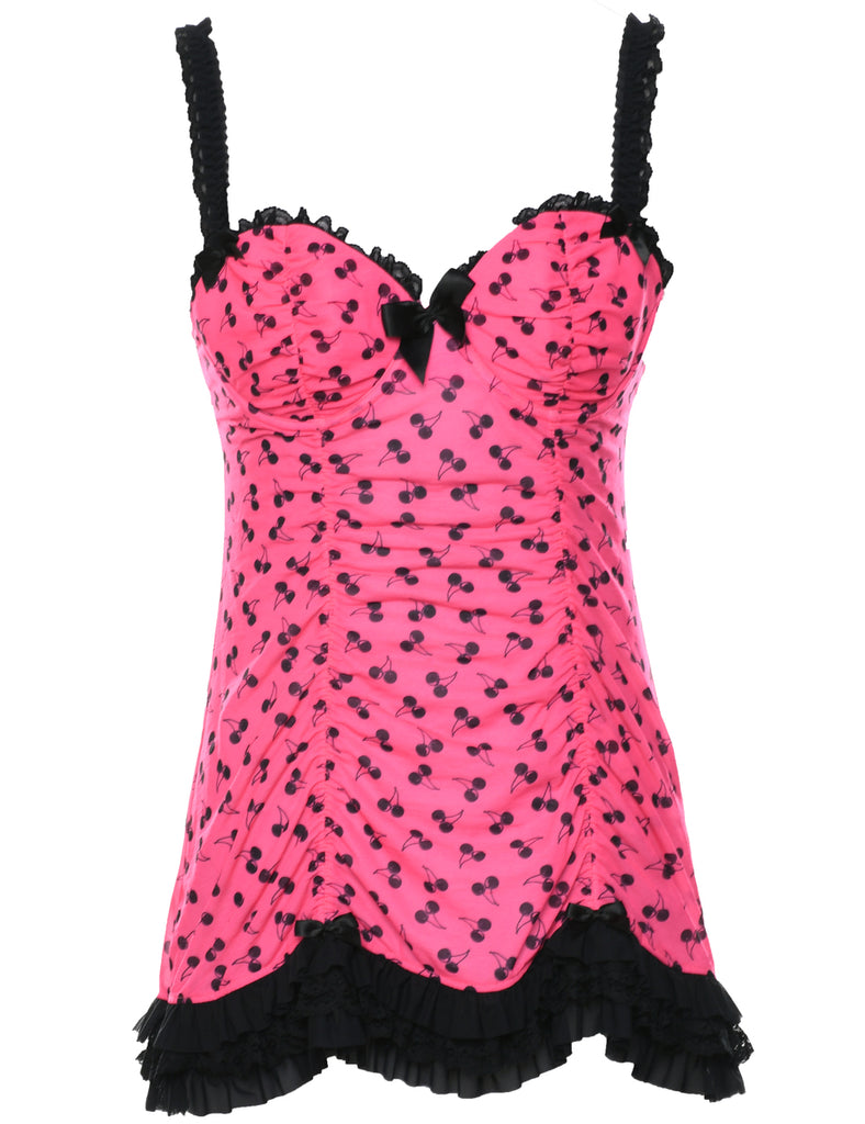 Pink Y2K Babydoll - M