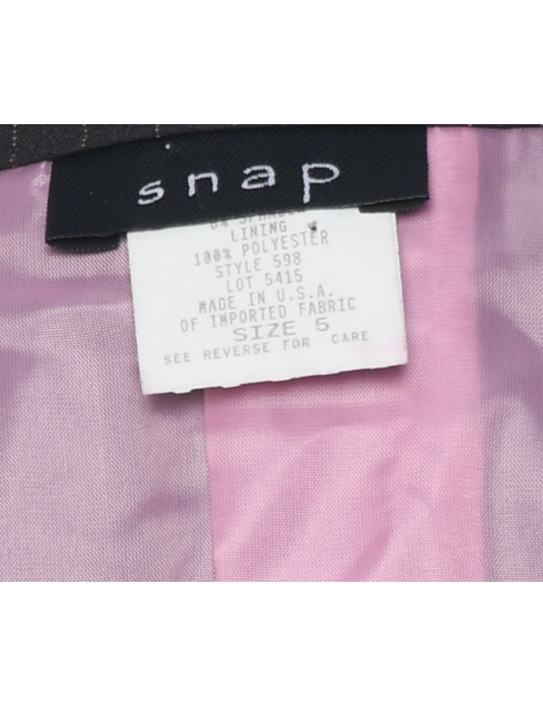 Pinstriped Blazer - S