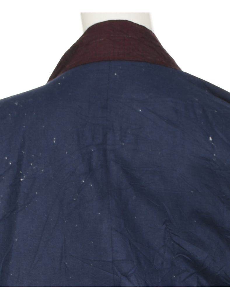 Pinstriped Full Length Kimono - L