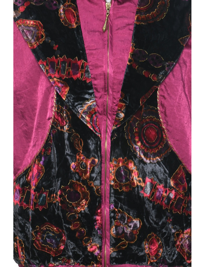 Plum Nylon Jacket - M