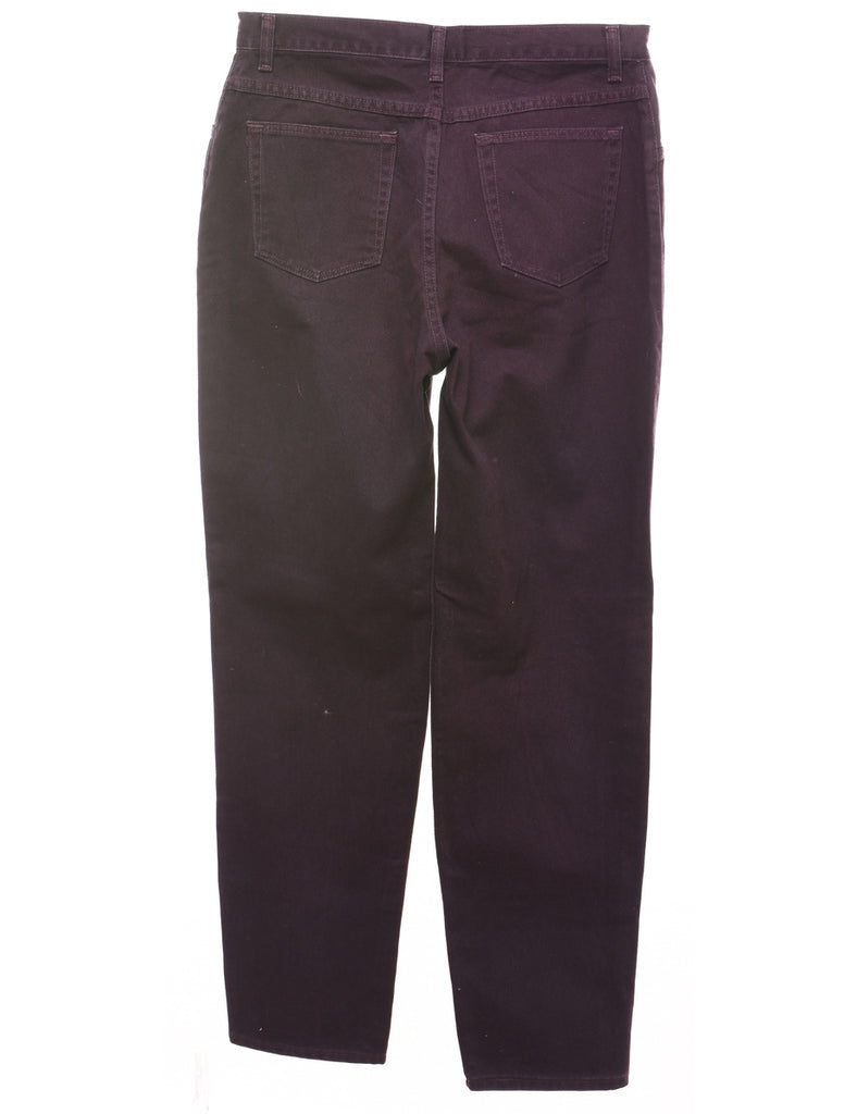 Plum Relaxed Fit Wrangler Jeans - W31 L31
