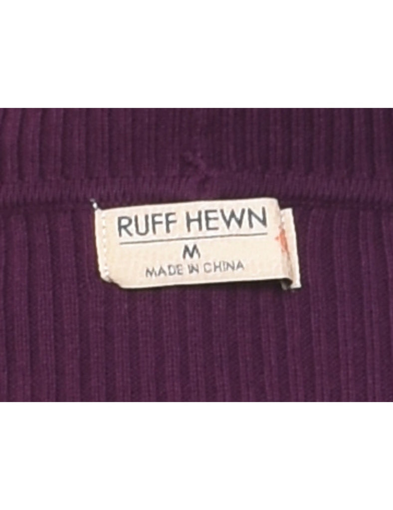 Plum Turtleneck Jumper - M