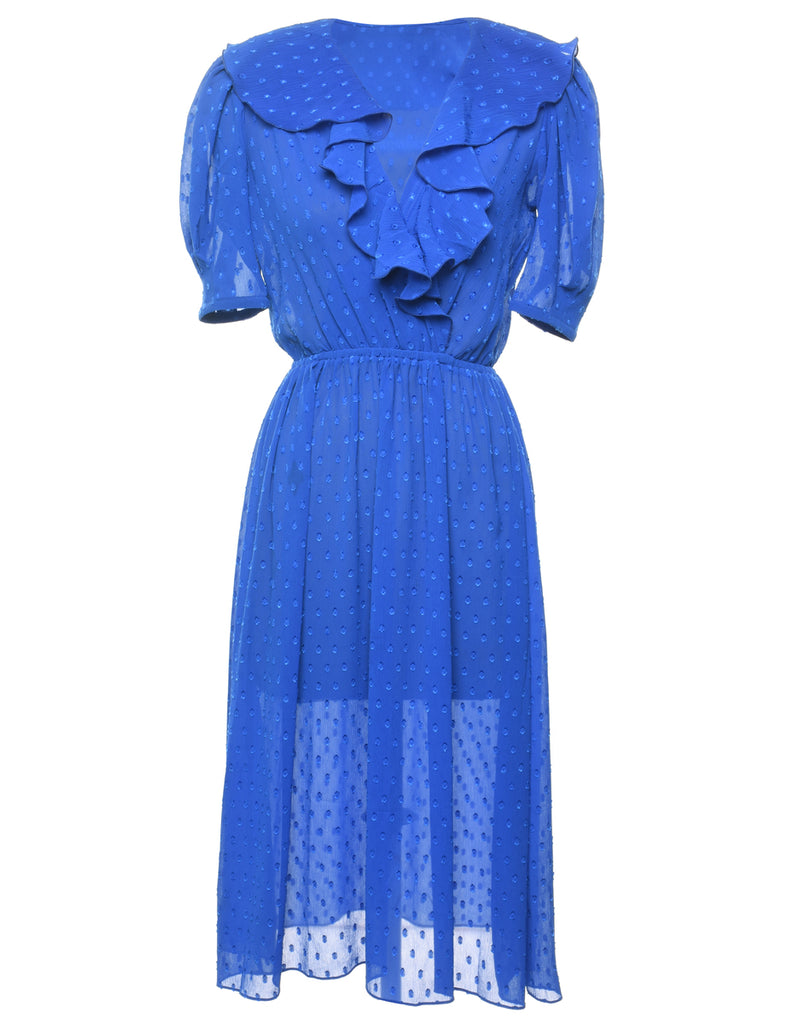 Polka Dot Frilly Dress - S