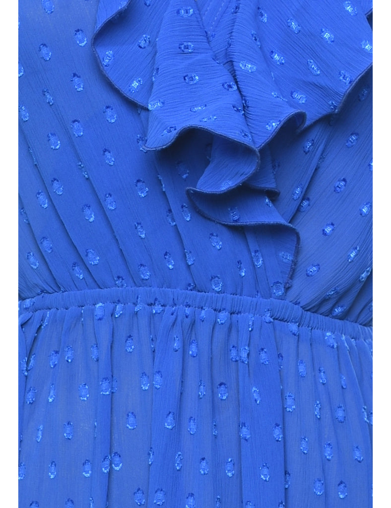 Polka Dot Frilly Dress - S