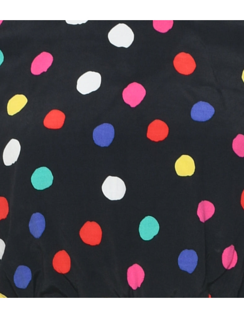 Polka Dot Maxi Dress - S