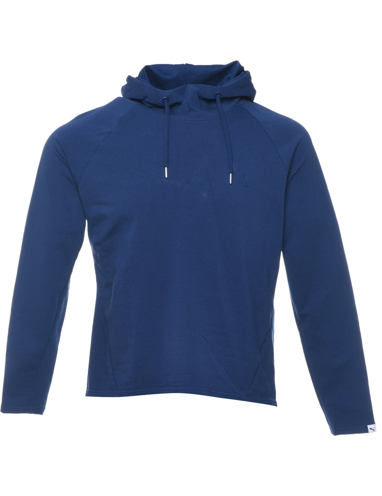 Puma Hooded Navy Sweatshirt - L